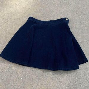 American Apparel blue corduroy mini skirt
